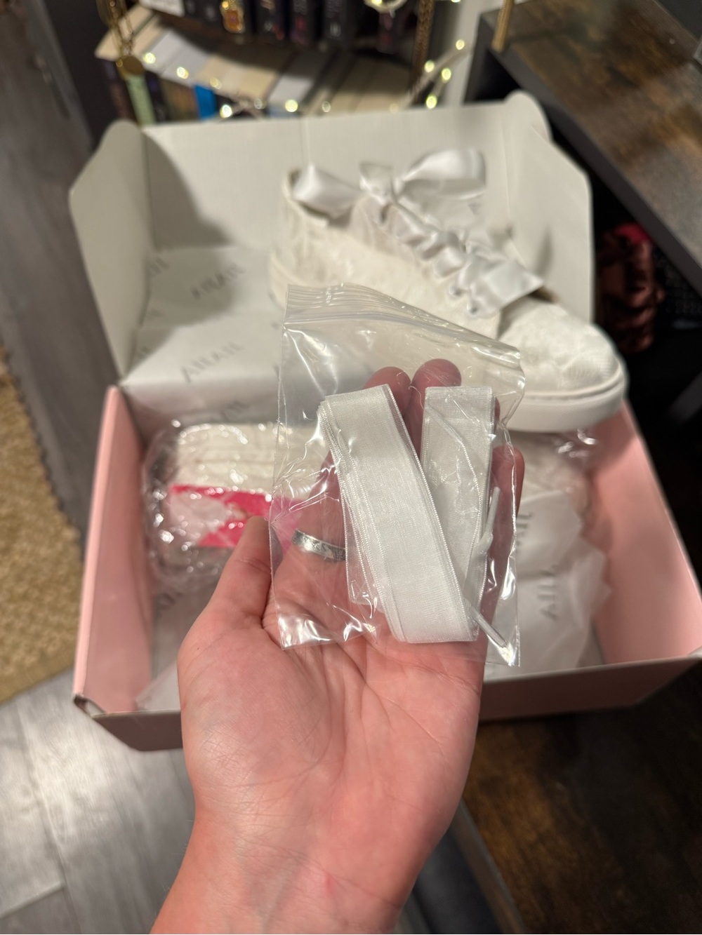 JIAJIA Bridal Sneakers - Wedding Shoes - 7.5 - NWT - Picture 7 of 15